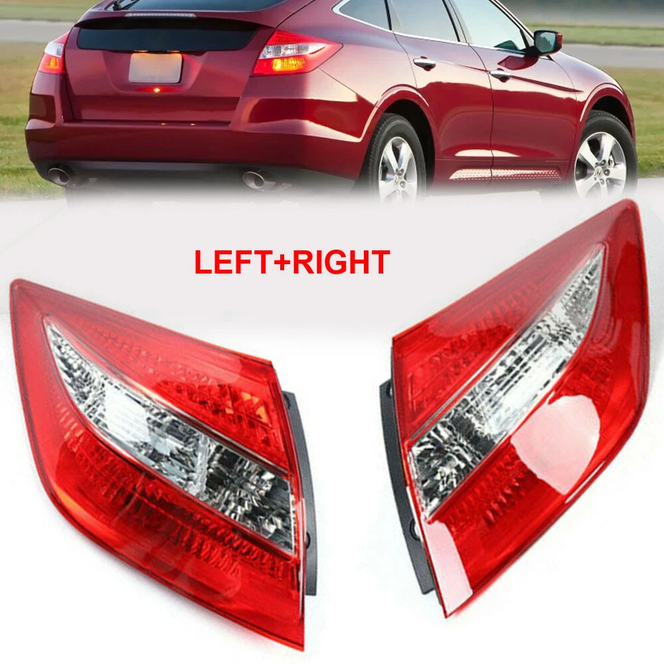 For Honda Accord Crosstour 2010-2012 2*Taillights Rear Tail Lights Lamps LH+RH - Image 3 of 4