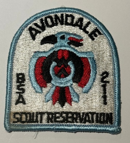 Camp Avondale Louisiana Boy Scout Patch Istrouma Area 211 Pail Blue dome RC4