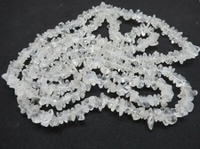 01 Natural Gemstone Crystal Nuggets Irregular Chips Beads 34 Inch Long Strand