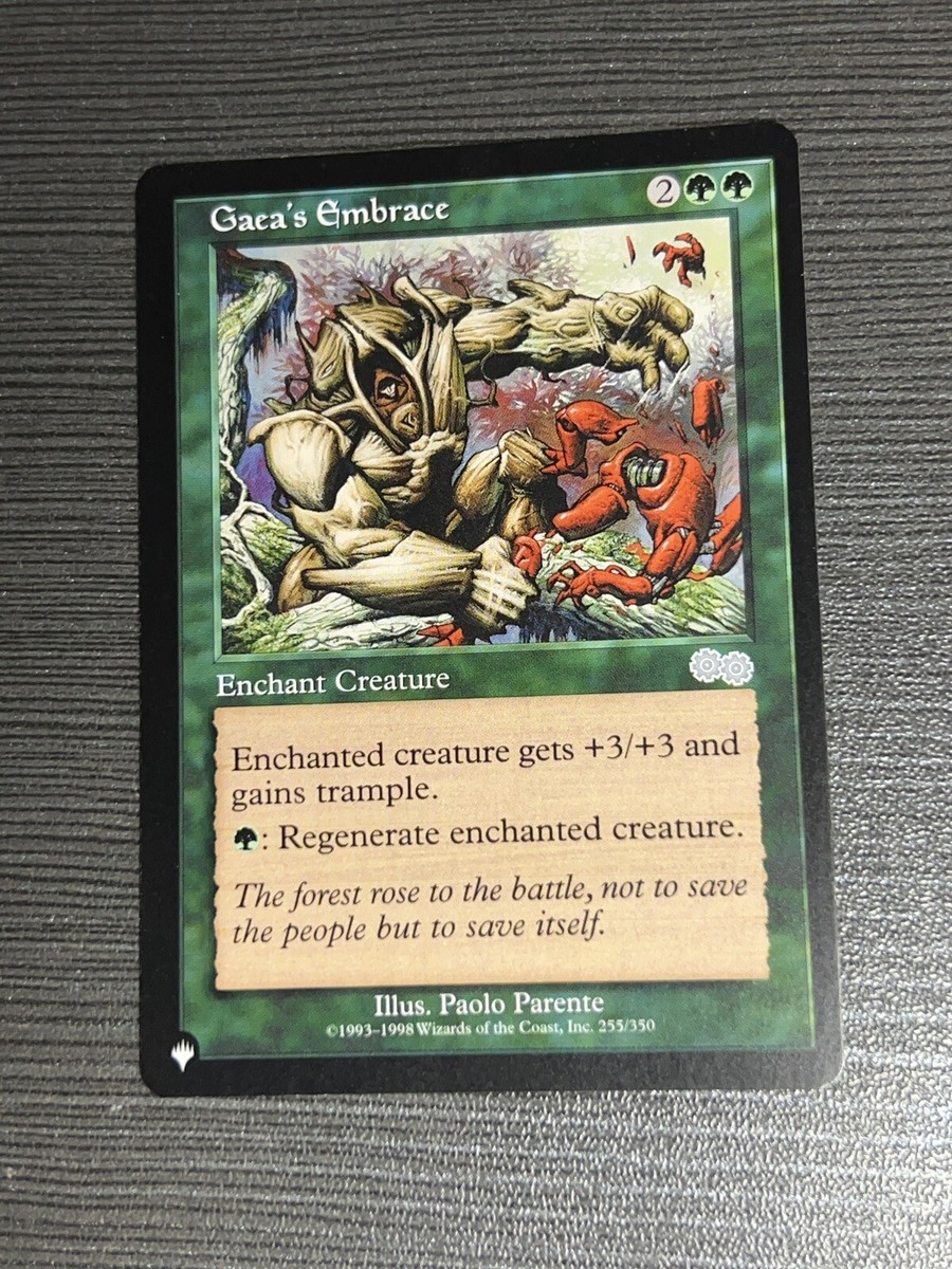 MTG Gaea's Embrace  Urza's Saga Card # 255/350 The List | eBay