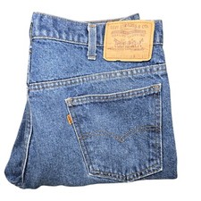 Iconic Vintage Levi  s Jeans   Men  s Size 36 with Orange Tab 