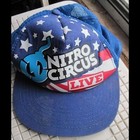 Nitro Circus Live Blue Baseball Cap Mesh Back American Flag Stars Stripes Bomb — photo 1