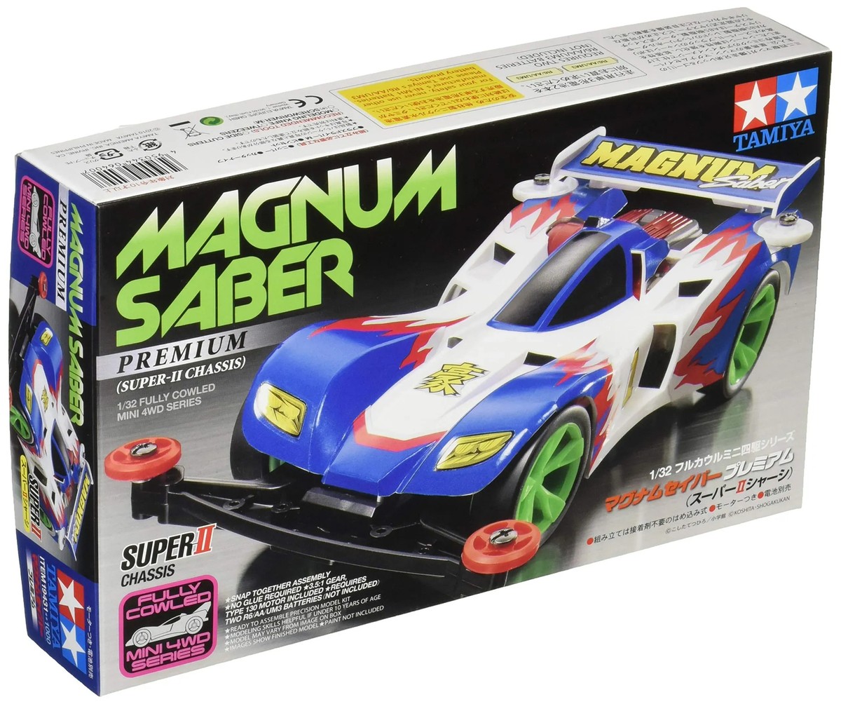 TAMIYA ミニ四駆 MAGNUM SABER Tamiya Full Cowling Mini 4WD No.31 Magnum Saber Premium