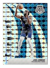 2023-24 Joel Embiid Panini Mosaic Elevate Silver Mosaic - Philadelphia 76ers