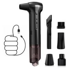 Compressed Air Duster Vacuum Cleaner, 2-in-1 130000RPM Cordless Air Blower
