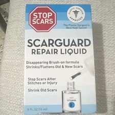 Scarguard Scar Reducer Brush-On Liquid w/ Vitamin E 0.5 fl oz 15 ml 