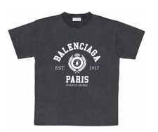 Balenciaga College 1917 T-shirt Black/white O...