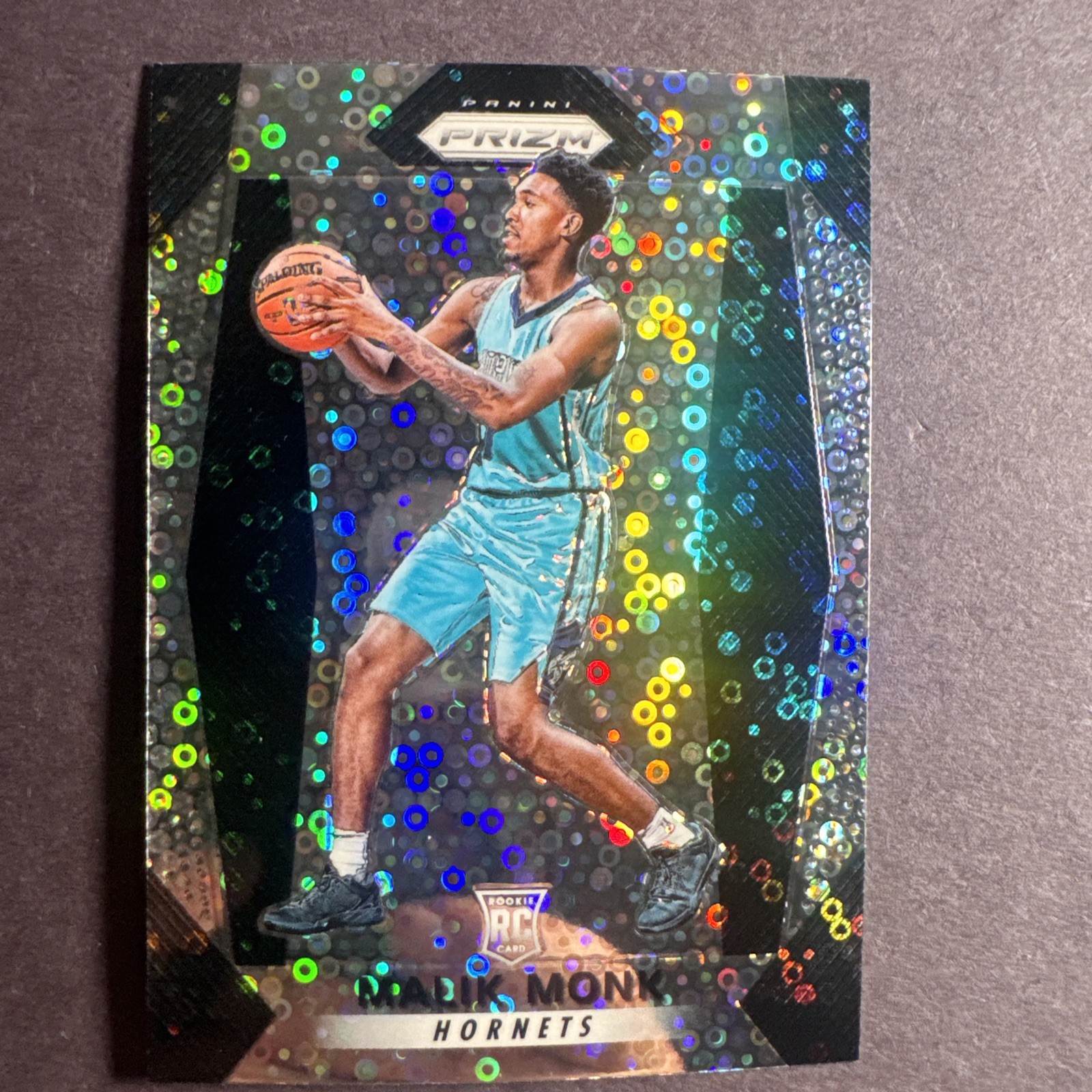 2017-18 Prizm Malik Monk Prizms Fast Break Rookie RC #233 Hornets