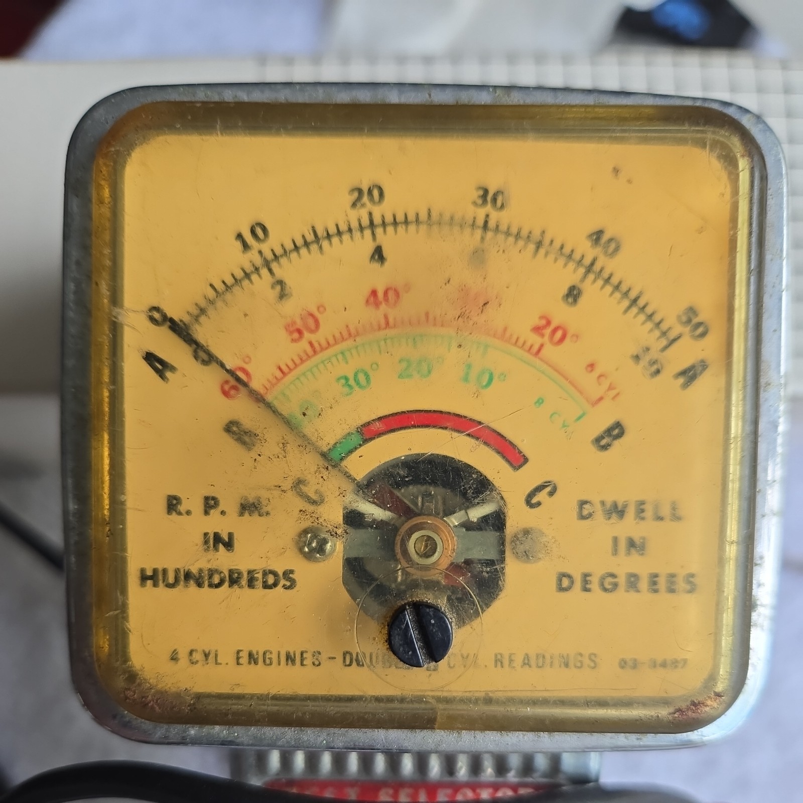 Kal-Equip Model T-111 Dwell Tach Tester Vintage 1970s Tech