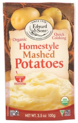 Edward & Sons Organic Homestyle Mashed Potatoes 3.5 Oz