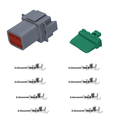 Kalitec KALI-1208-P DEUTSCH DT Steckverbinder Stift Set 8 polig IP68 für KFZ 24V