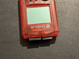 OEM SEGA Dreamcast VMU Red Virtual Memory HKT-7000 Tested & Works! Official