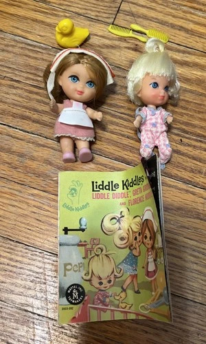 Mattel Liddle Kiddle Florence NIDDLE  NURSE Doll & Liddle Diddle
