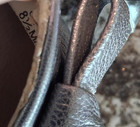 Nordstrom Louise et Cie silver metallic flats w/ metal tipped bows in size 8.5B — photo 4