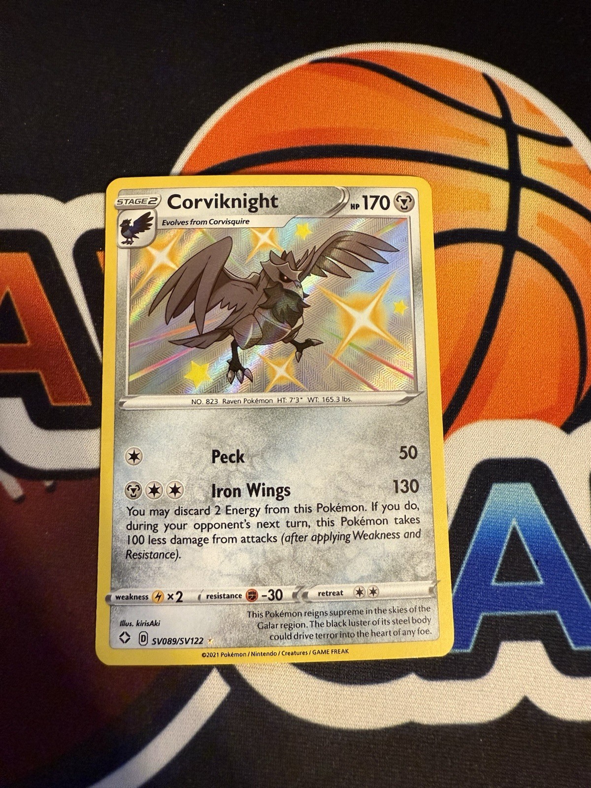 Pokemon TCG Shining Fates #SV089/SV122 Corviknight