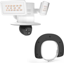 Eufy Security Floodlight Camera E340 Dual Cameras Wired Outdoor Security Camera,