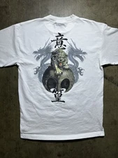 Vintage ODM Guardians Of Paradise Large White T Shirt Y2K 2000 GOP Dragon Rare