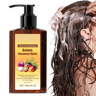 118ml All Natural Batana Oil Shampoo with BIOTIN, Onion , Rosemary Oil 