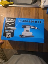 Genuine BRAND NEW Mac Allister MSSS200 Electric Quarter Sheet Sander 200W UNUSED