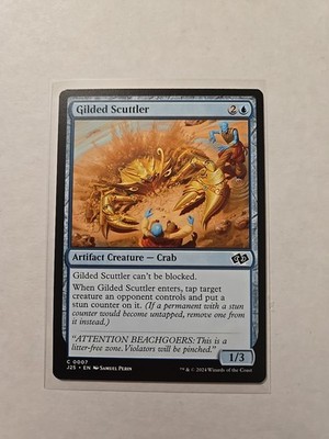 Gilded Scuttler - Foundations Jumpstart - LP - Common - Artifact Creature 