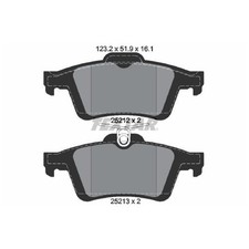 Satz Bremsbeläge Bremsklötze hinten für Volvo V40 525 526 V50 545 | 23877125