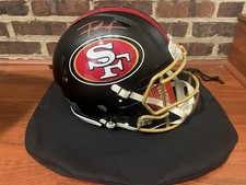 Frank Gore San Francisco 49ers Signed Rivalry Helmet Red Ink Fanatics Authentic