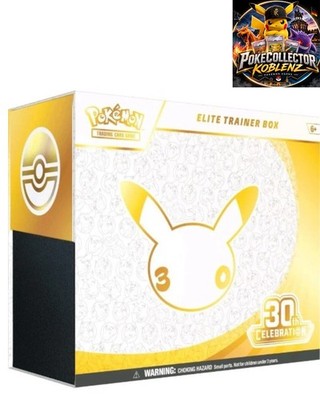 Pokemon 30th Anniversary ENGLISCH Elite Trainer Box - 30 Jahre TTB Vorbestellung