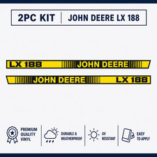 Fits John Deere Hood Trim Decal Set - Lx188 High Quality Fast Shipping Fits John Deere Hood Trim Decal Set - Lx188 High Quality Fast Shipping