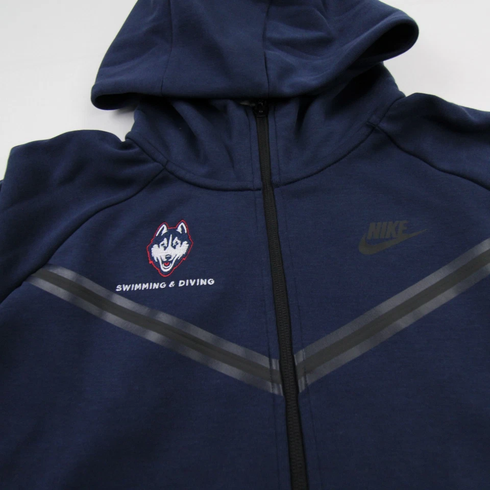 UConn Huskies Nike Sportswear Tech Fleece Jacket Women's Navy New - Image 3 of 4