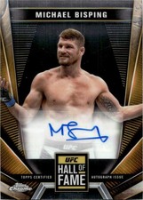 Michael Bisping Chrome 2024 Auto
