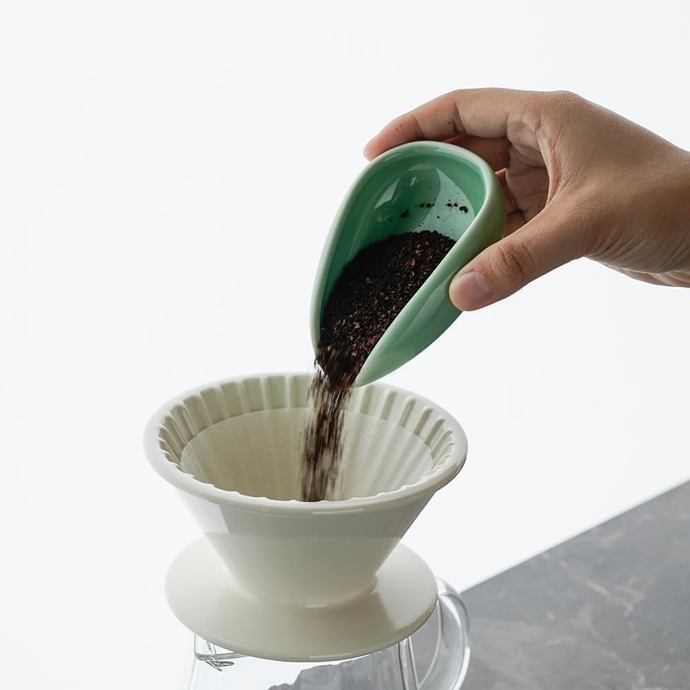 Coffee Bean Dosing Cup Ceramic Dosing Dish for Coffee Beans Coffee Been Dosin...