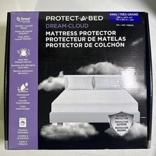 NEW Protect A Bed Dream Cloud Mattress Protector King 78" X80" Dust Mite Barrier