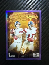 2024 Panini Phoenix - Purple Treasured Tandems Eli Manning, Plaxico Burress 🔥