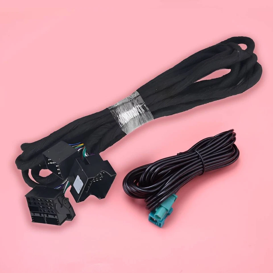 Stereo Radio & Power Extension Wiring Harness Fit For BMW M5 X5 E46 E38 E39 E53 - Photo 1/4