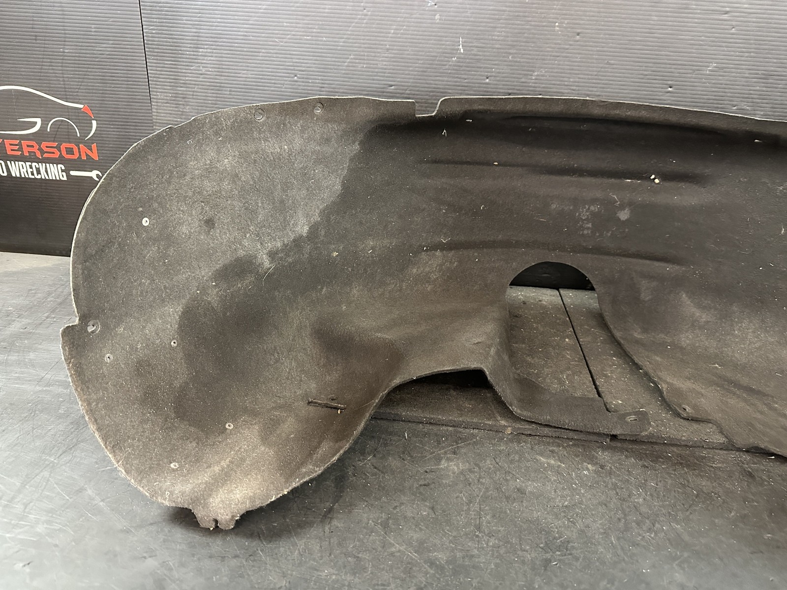 03-10 BENTLEY CONTINENTAL REAR PASSENGER RIGHT INNER FENDER LINER SPLASH SHIELD