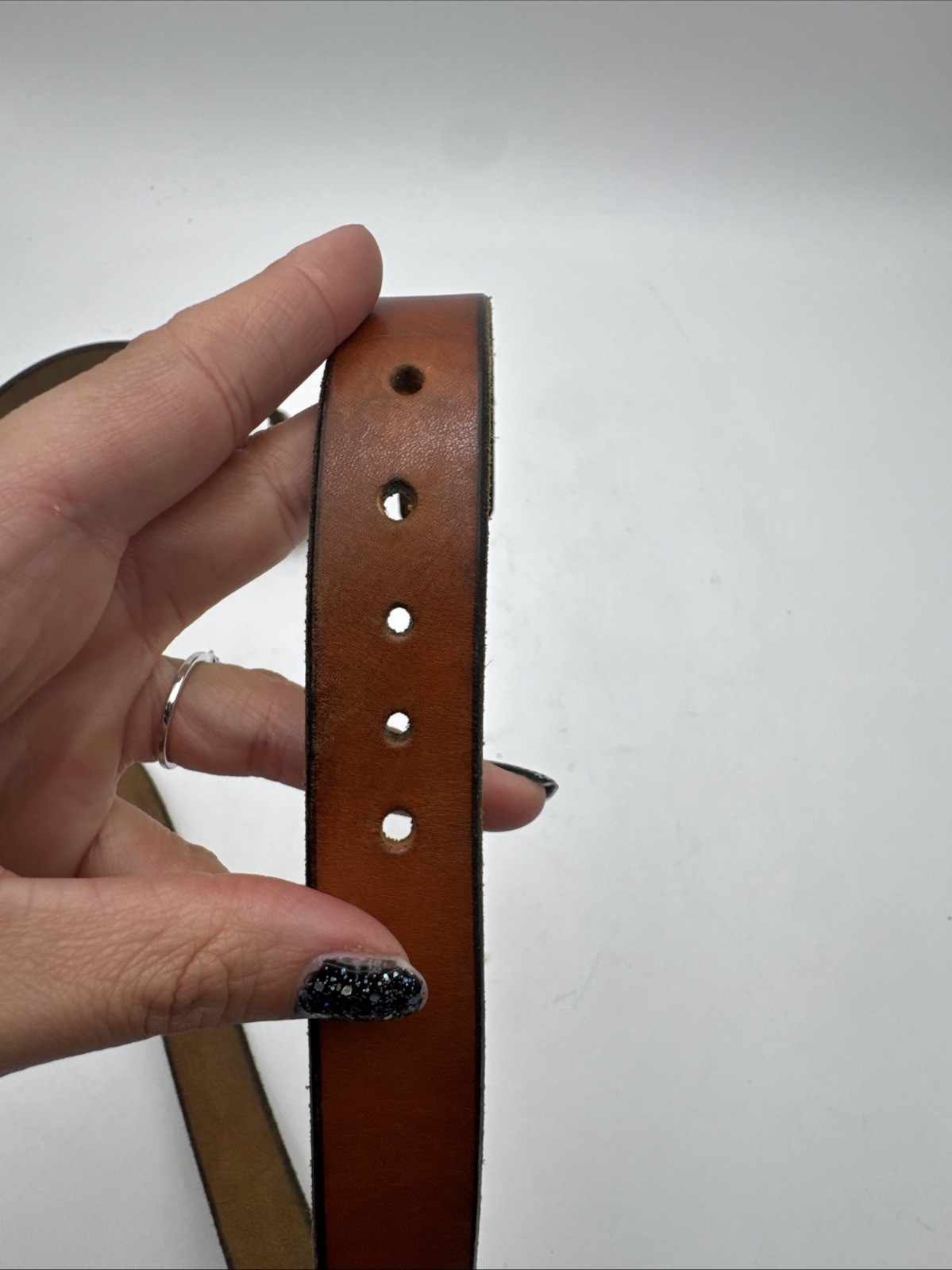 Tech Ether Guild 1970s Brocade Solid Brass Belt B… - image 6