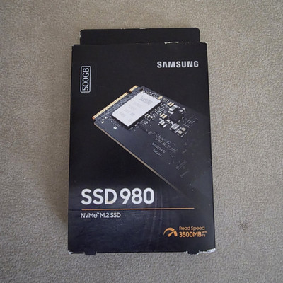 Samsung SSD 980 500GB NVMe M.2 Internal SSD 3500MB/s Read Speed