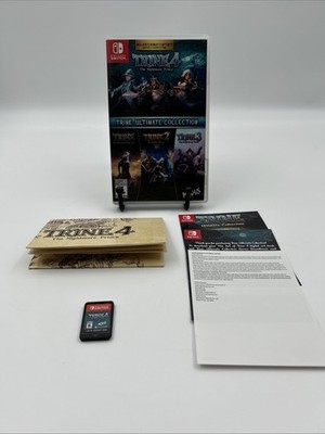 Trine Ultimate Collection (Nintendo Switch, 2019) CIB Complete w/ Map Unused DLC