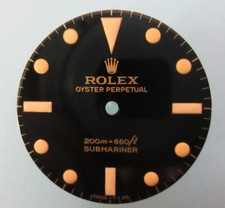 ~ Rolex vintage #5513 Submariner 200 m quadrante nero dorato rifinito Bart Simpson ~
