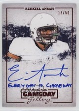2013 Press Pass Gameday Gallery Red Inscriptions /50 Ezekiel Ansah Auto n1u
