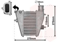 LadeluftküHler FüR Honda Civic Viii Hatchback FN FK 2.2 Ctdi