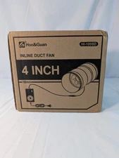 Hon & Guan 4" Inline Booster Duct Fan with Speed Controller – New Sealed