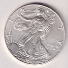 2001 WALKING LIBERTY AMERICAN EAGLE .999 FINE SILVER DOLLAR COIN 1oz. $1 USA