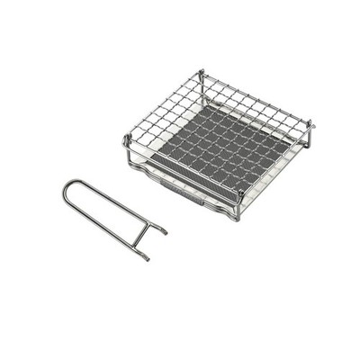 CAMPINGMOON Camping Toaster Gas Stove Top Fire Grill Grid 304 Stainless US1615