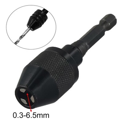 1/4 Keyless Chuck Conversion Hex Shank Adapter Bohreinsatz Quick Change-Treiber