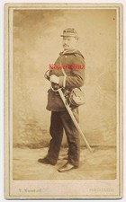 Foto CDV Soldat Frankreich um 1870 (0669)