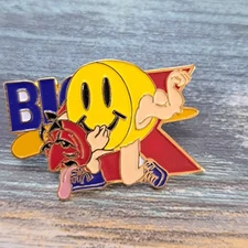 Walmart Employee Pin - Smiley Competitor Big K Wrestle Kmart