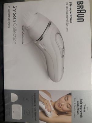 #ad NIB Braun Silk expert Pro 3 IPL Hair Removal System Senso Technology $120.00