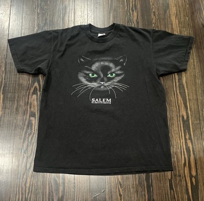 Vintage Anvil Salem Massachusetts T Shirt Men s XL Black Cotton 