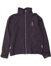 MURPHY & NYE Mens Loose Fit Rain Jacket UK 38 Medium Navy Blue Nylon AS03